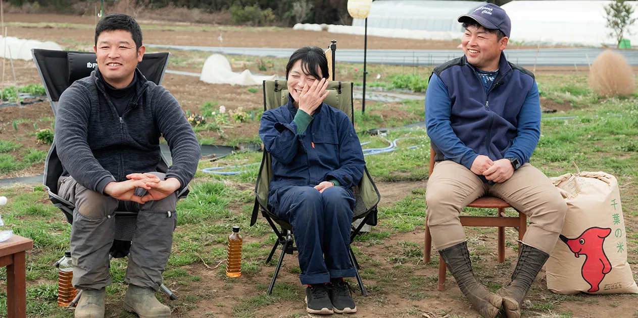 境野心作さん、平山弘実さん、柏原徹さん 境野心作さん、平山弘実さん、柏原徹さん