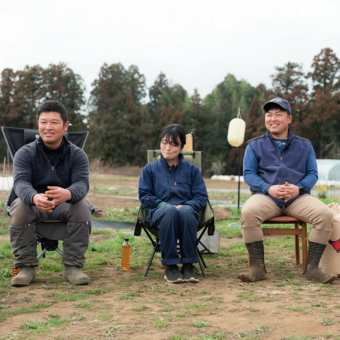 境野心作さん、平山弘実さん、柏原徹さん 境野心作さん、平山弘実さん、柏原徹さん