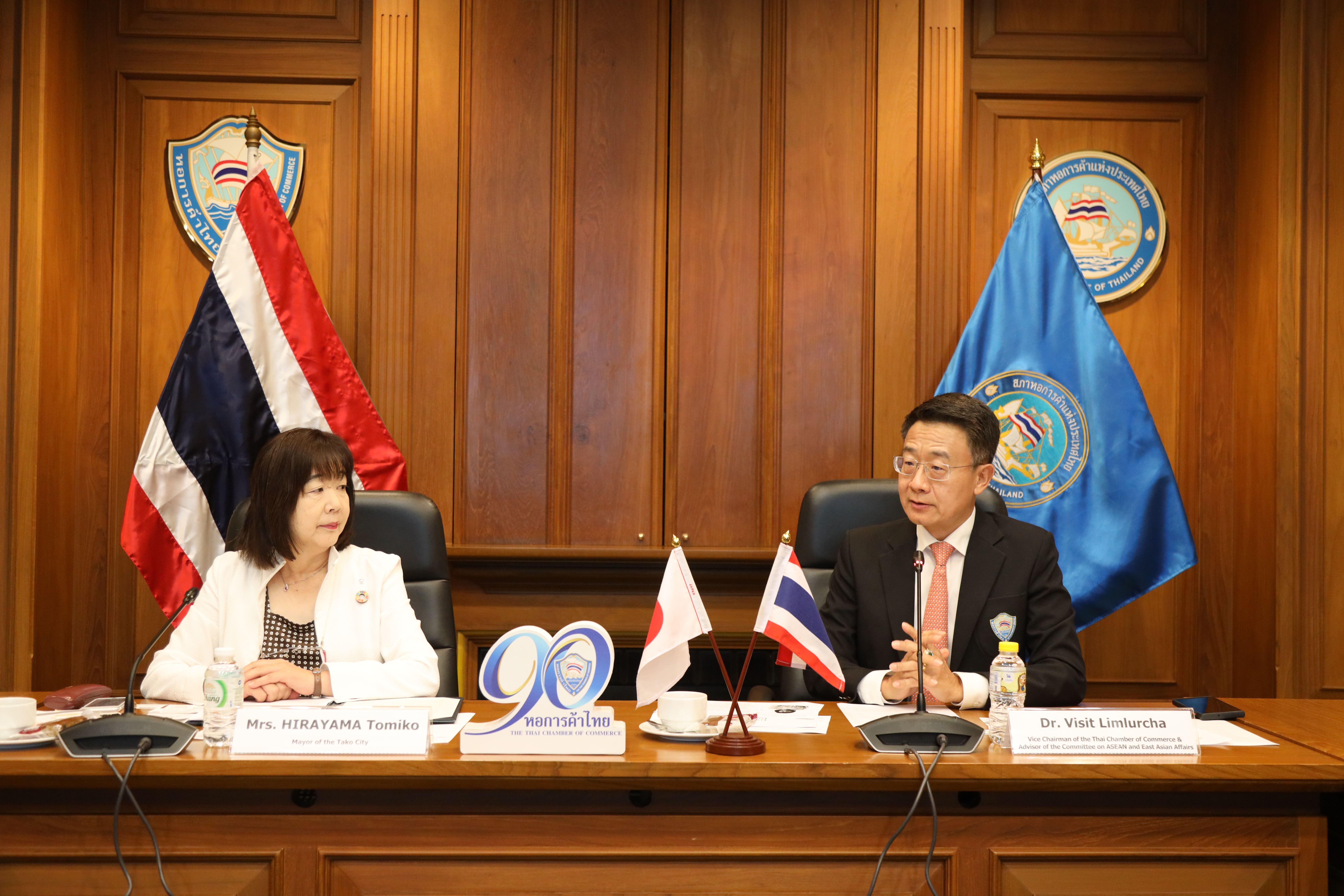 タイ商工会議所ビジット副会長と